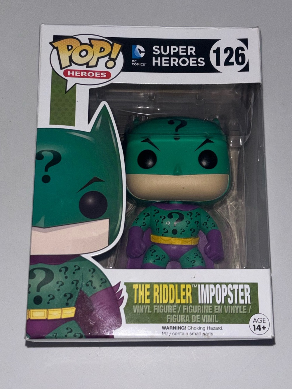 Funko Pop! DC Super Heroes 126 The Riddler Impopster
